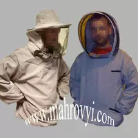 Куртка пчеловода лен-габардин с разными вариантами масок
